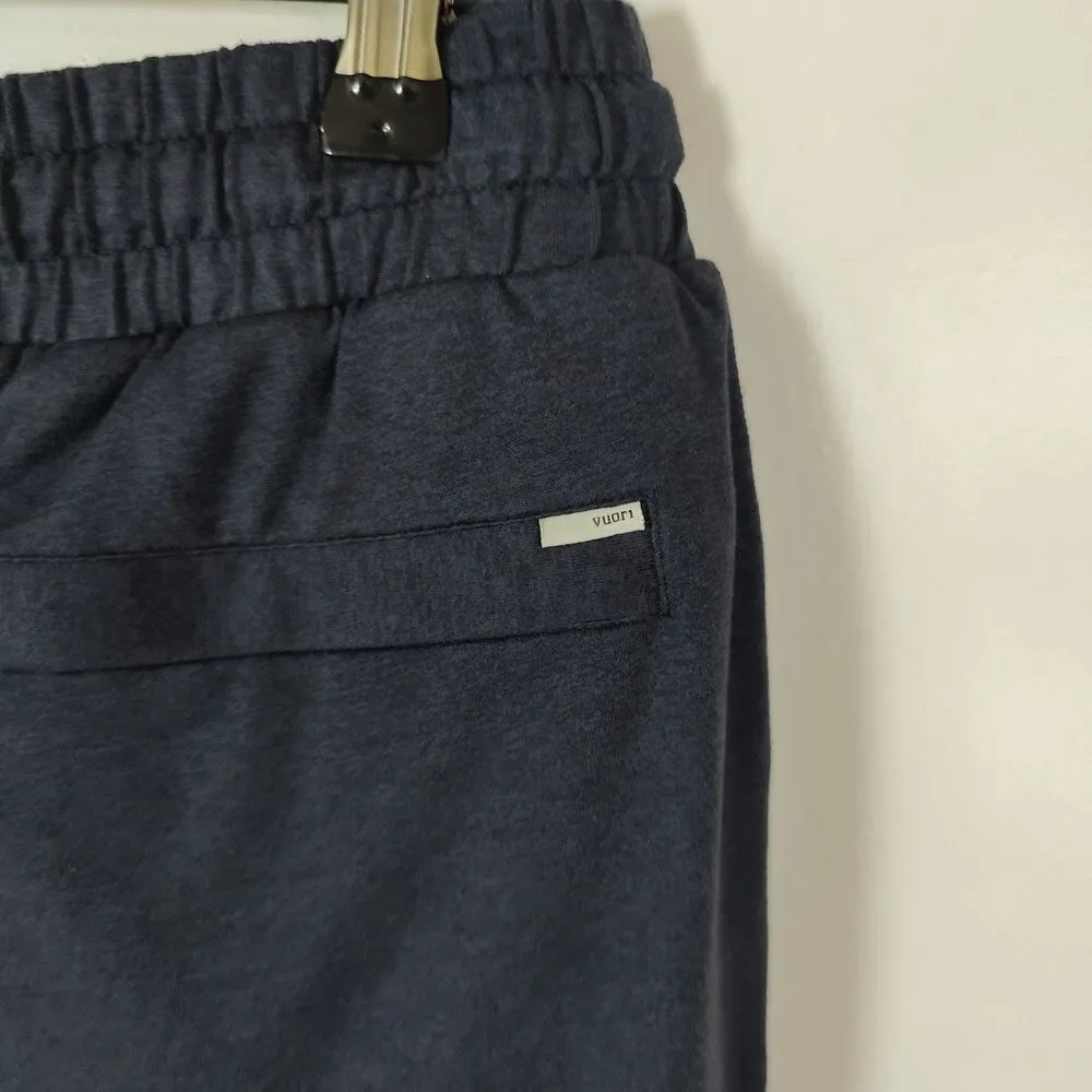 Vuori Ponto Performance Jogger Blue Heather Mens Medium V438 Sweatpants